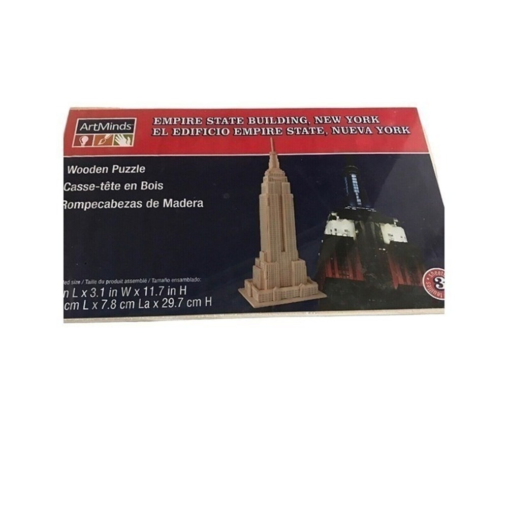 ArtMinds Empire State Building Wooden Puzzle 3D Model New York‎ Landmark